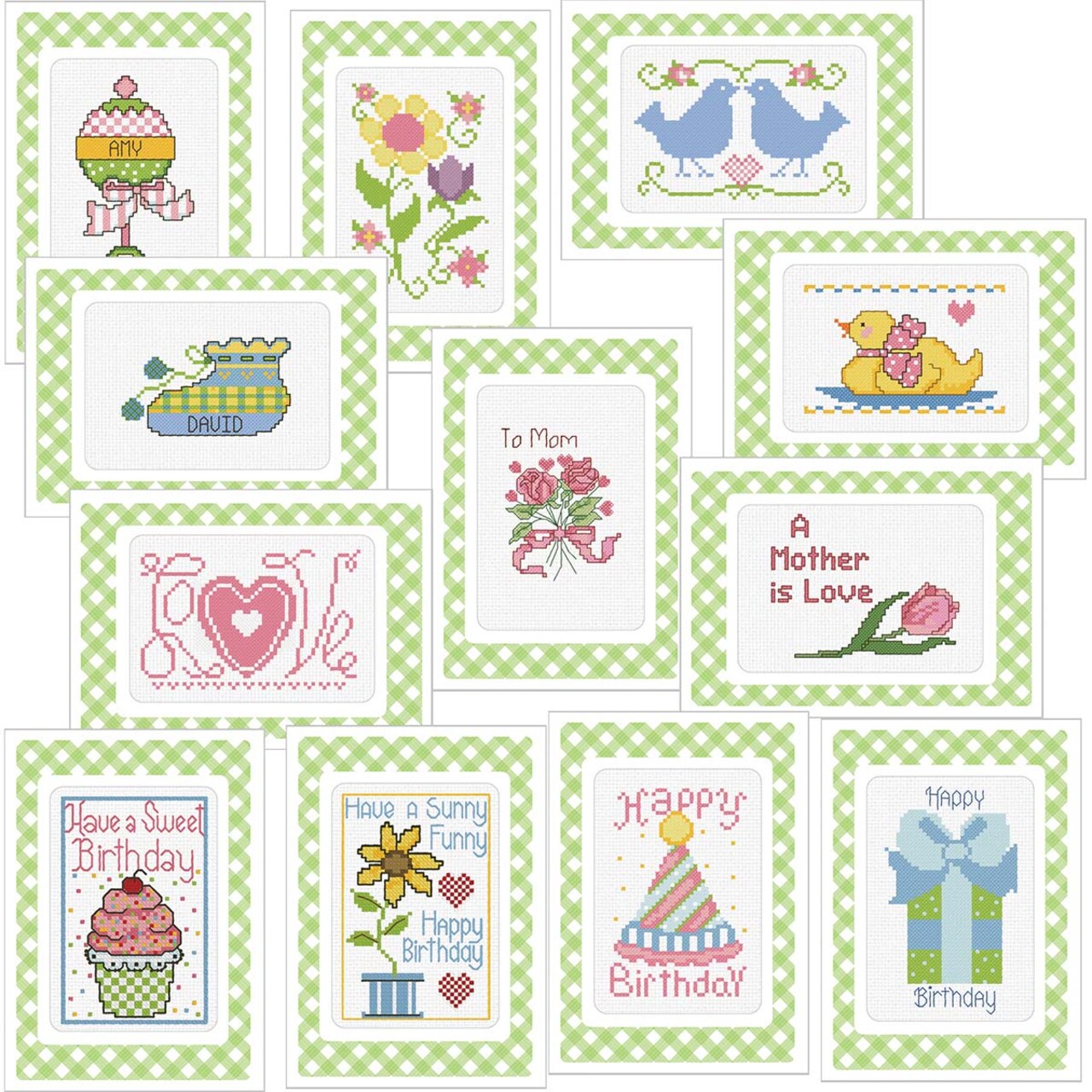 Herrschners  The VP Collection Greeting Cards Counted Cross-Stitch Kit